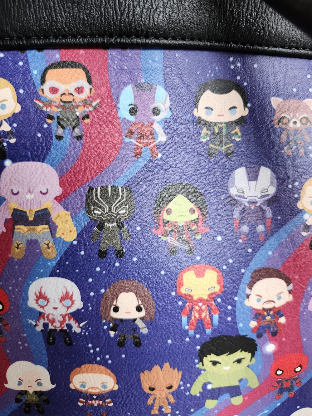 Avengers Kids' Mini Backpack - Purple Galaxy Print - Picture 4 of 7